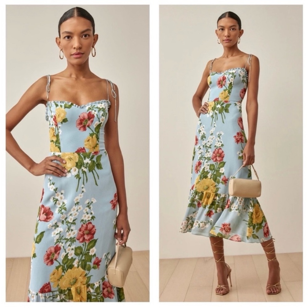 Reformation Enya floral midi dress - Picture 3 of 13